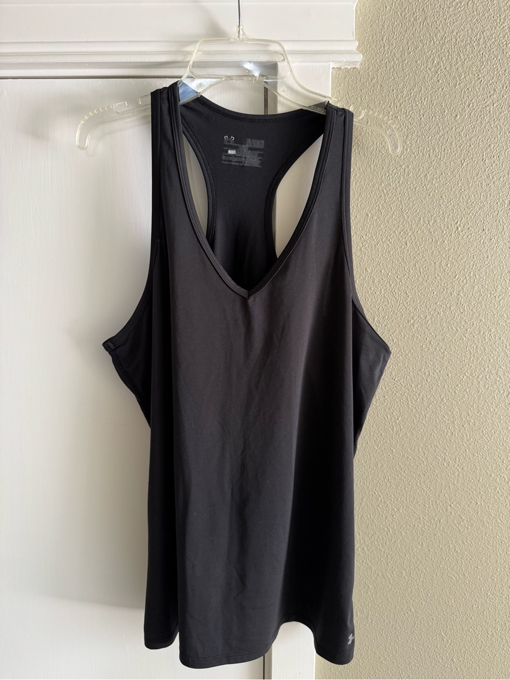 Under Armour Women's Black Racerback Tank Top - Athletic V-Neck